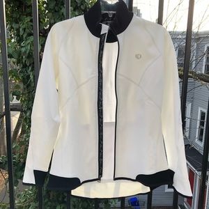 Pearl Izumi cycling biking jacket white medium
